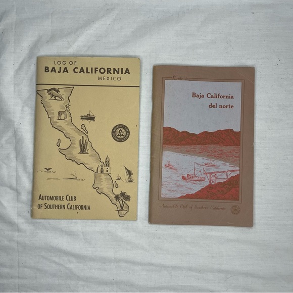 Lot Of 2 AAA Southern California Baja California Del Norte Guide Log 1964 1969 - Picture 5 of 5